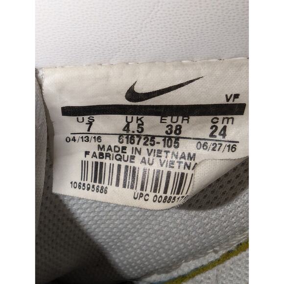 Nike Air Force 1 Premium Women's 7 White Mermaid Color Change Heel - Picture 8 of 9